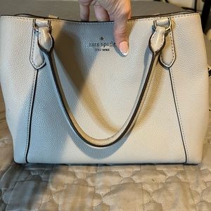 GRAY KATE SPADE BAG
